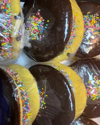 Alfajores de chocolate