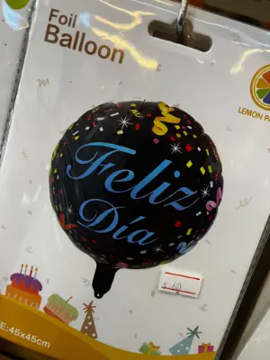 Globo feliz día