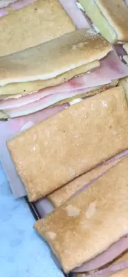 Jesuitas Rellenas Jamon y queso