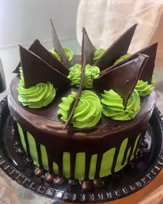 Torta de chocolate y menta